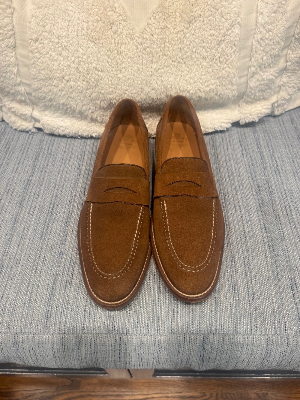 Alan Payne suede loafer